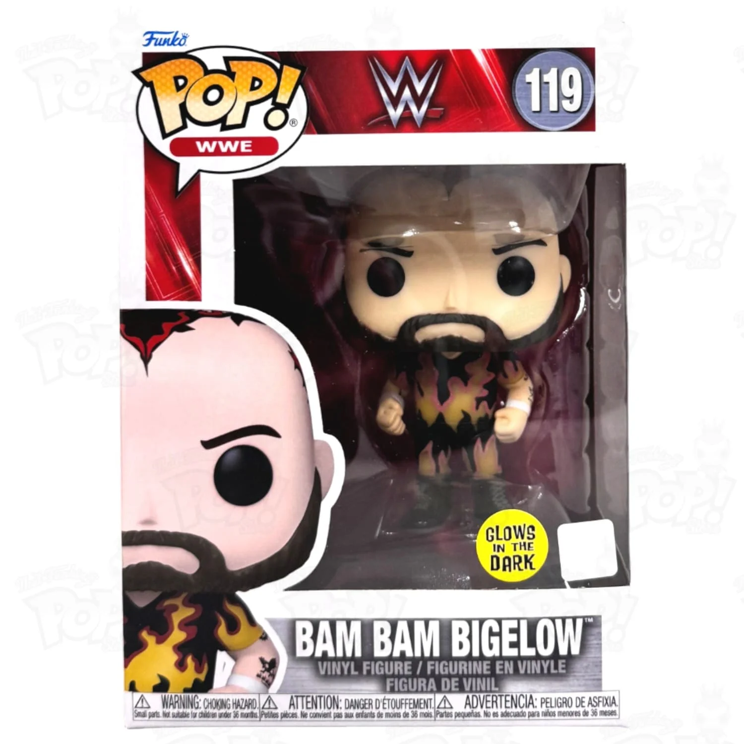 Figurka Funko POP! WWE Bam Bam Bigelow (Walmart)(GiTD) #119