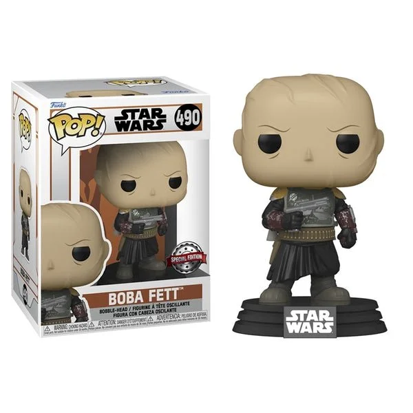Figurka Funko pop Star Wars: Boba Fett (without helmet) 490 Exc