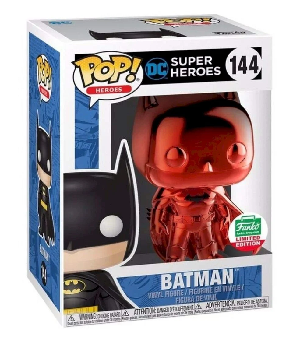Figurka Batman Funko POP! Red Chrome Batman 144 *Na zamówienie