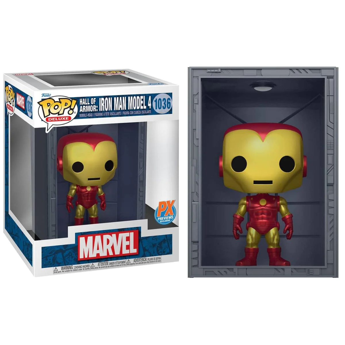 Figurka Funko Pop Hall of Armor - Iron Man (Model 4) 1036 Exclusive (Lekko Uszkodzone Pudełko)