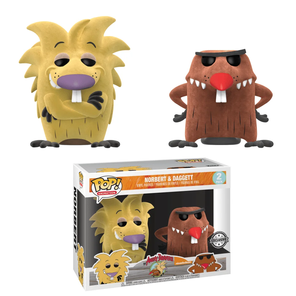 Funko POP! Nickelodeon Angry Beavers-2 Pack-Norbert&Daggett(FL) 2 (Flocked) *Na zamówienie