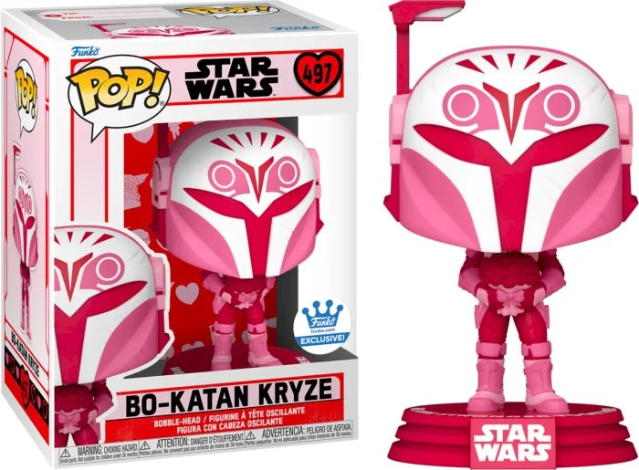 Figurka Funko pop Star Wars: Bo-Katan Kryze Valenitnes 497 Exc