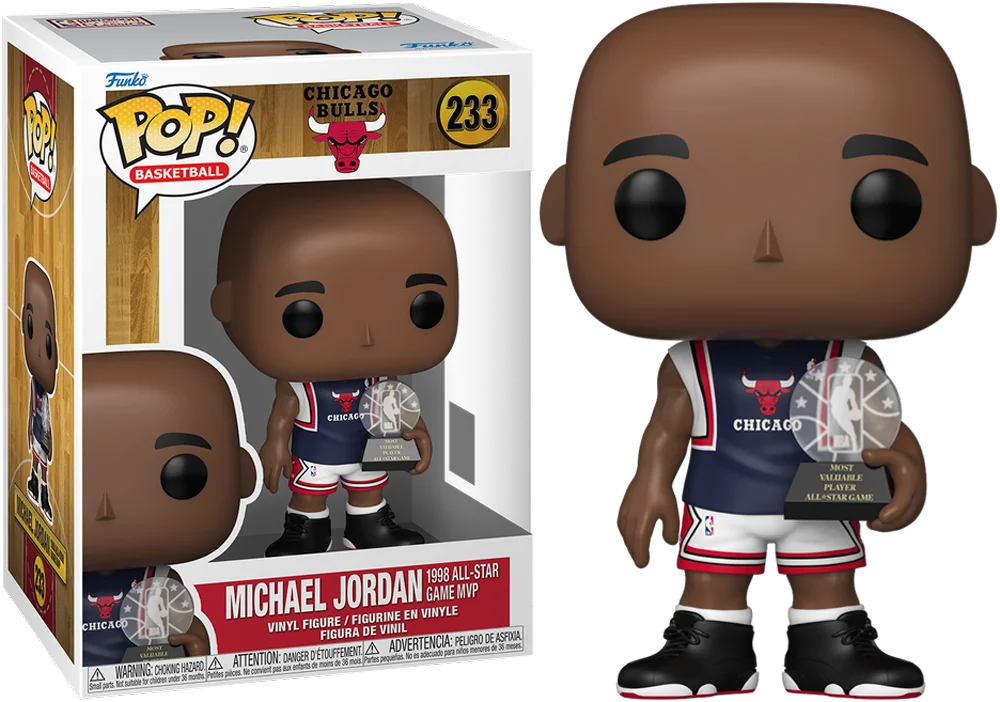 Figurka Funko POP! NBA Basketball - Michael Jordan (Chicago Bulls) 1998 All-Star Game MVP #233