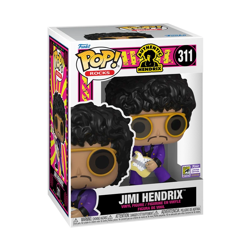 Figurka Funko POP! Jimi Hendrix 311 SDCC 2023 – zdjęcie 2