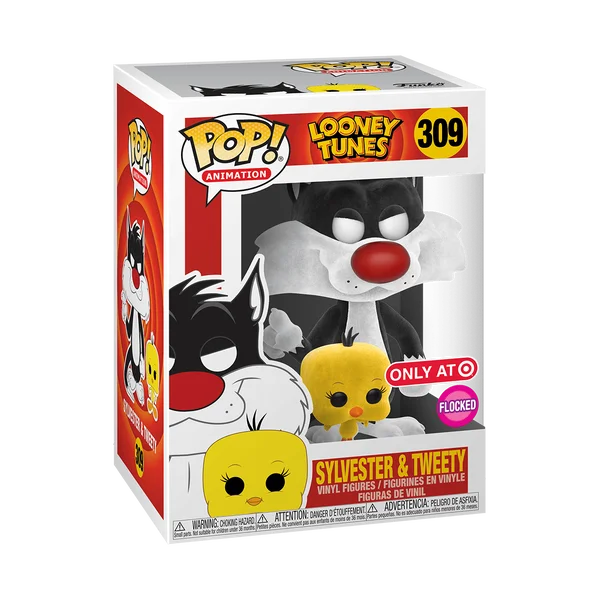 Funko POP! Looney Tunes & Tee: Looney Tunes- Sylvester&Tweety (POP) (FL) 309 (Flocked) *Na zamówienie