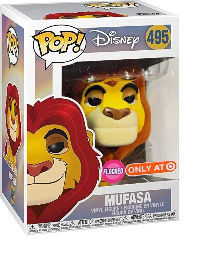Figurka Disney Funko POP Lion King Mufasa Flocked 495 Exclusive *Na zamówienie – zdjęcie 3