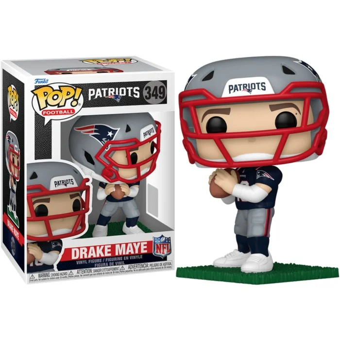 Funko POP! NFL Football - Drake Maye New England Patriots #349