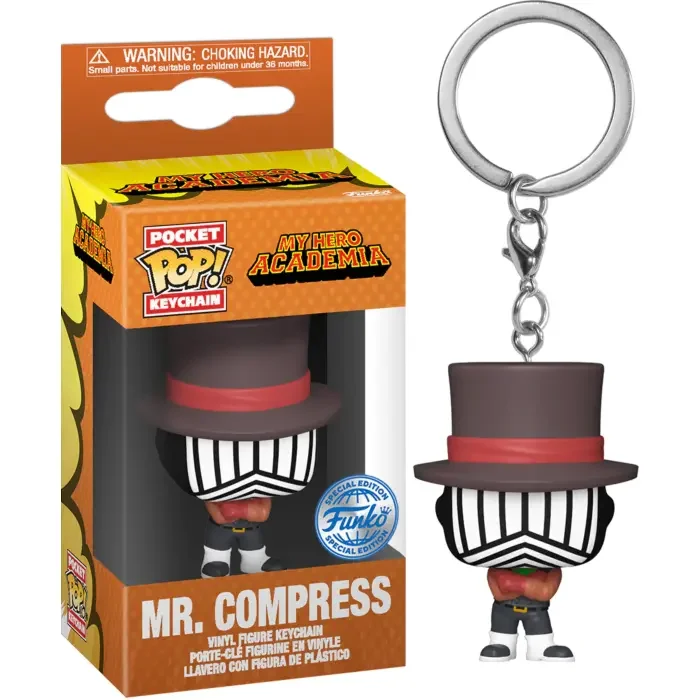 Figurka Funko Keychain My Hero Academia: Mr. Compress