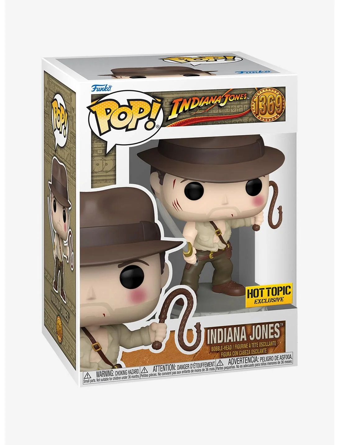 Figurka Funko POP! Indiana Jones and the Temple of Doom-Indiana Jones in Action 1369 Hot Topic Exclusive – zdjęcie 2