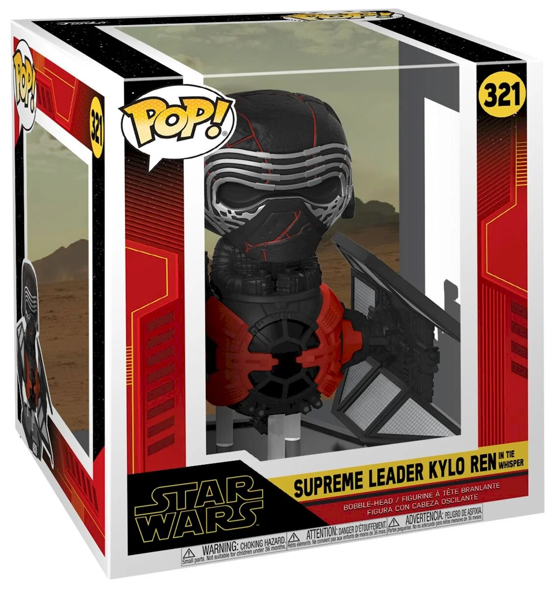 Figurka Funko POP! Star Wars The Rise of Skywalker: Supreme Leader Kylo Ren in the Whisper Special Edition #321 – zdjęcie 3