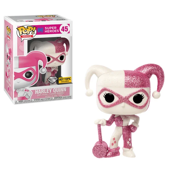 Funko POP! DC Comics Harley Quinn (Pink) (Diamond Glitter) 45 (Exclusive) *Na zamówienie