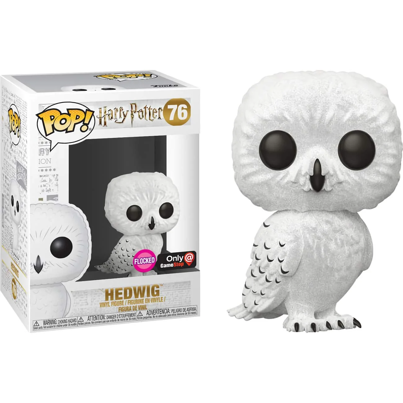 Figurka Harry Potter Funko POP Hedwig Flocked GameStop Exlusive