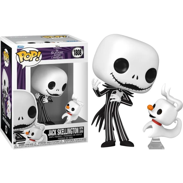 Funko POP! The Nightmare Before Christmas - Jack Skellington with Zero Special Edition #1008
