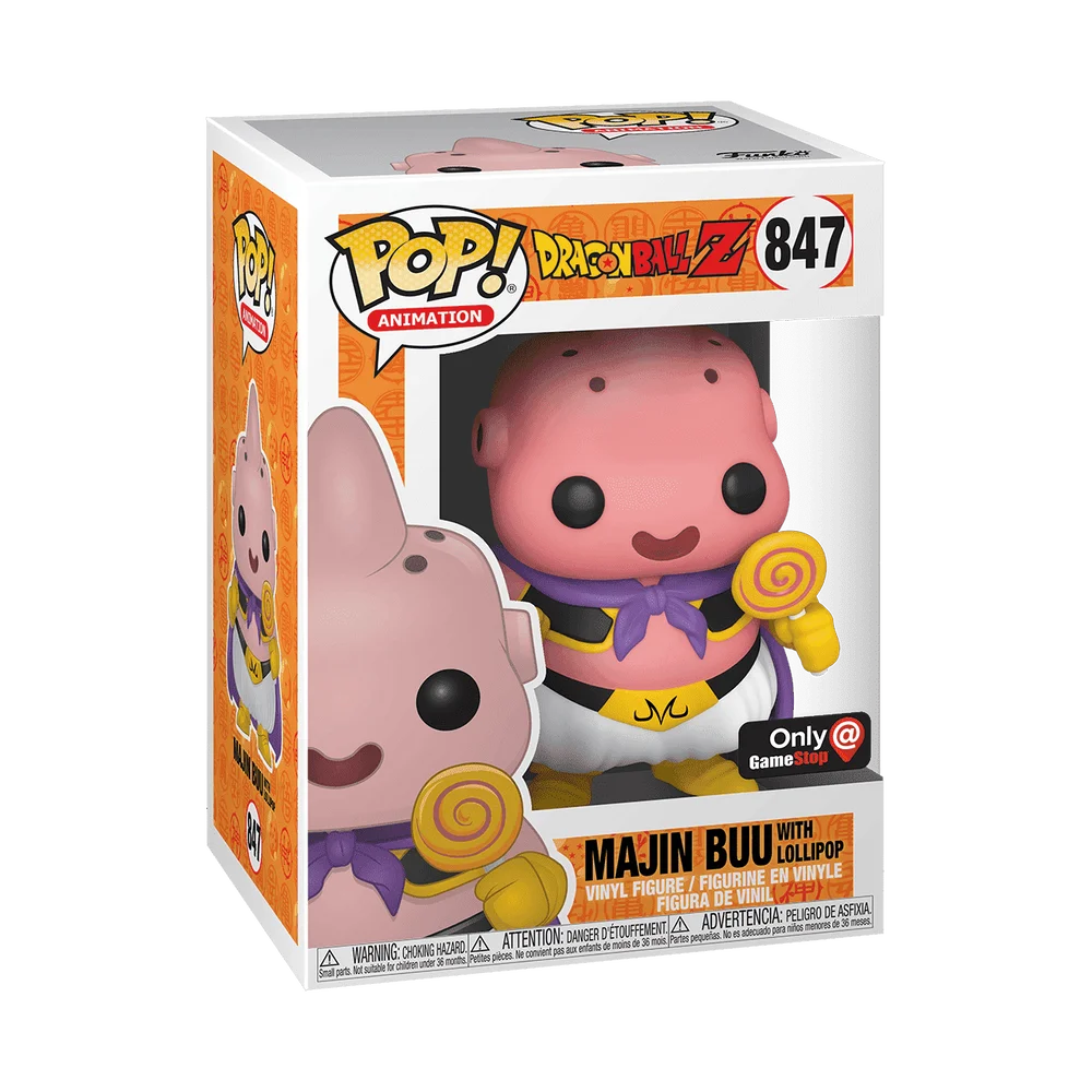 Funko POP! Dragon Ball N4S GSB: DBZ- Majin Buu w/Lollipop(POP) 847 (Exclusive) *Na zamówienie