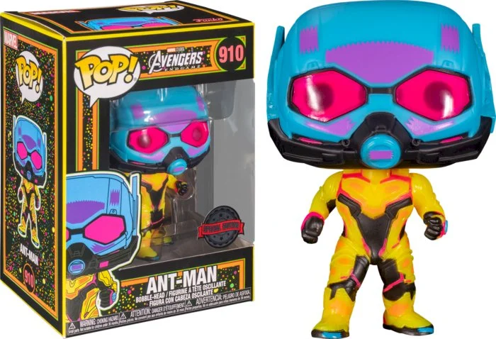 Figurka Funko POP Marvel: Blacklight Ant-Man 910 Exc (Uszkodzone Pudełko)