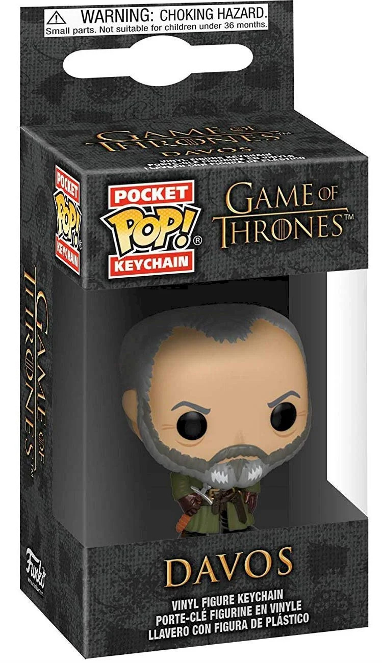 Game Of Thrones Funko brelok Davos 4cm – zdjęcie 2