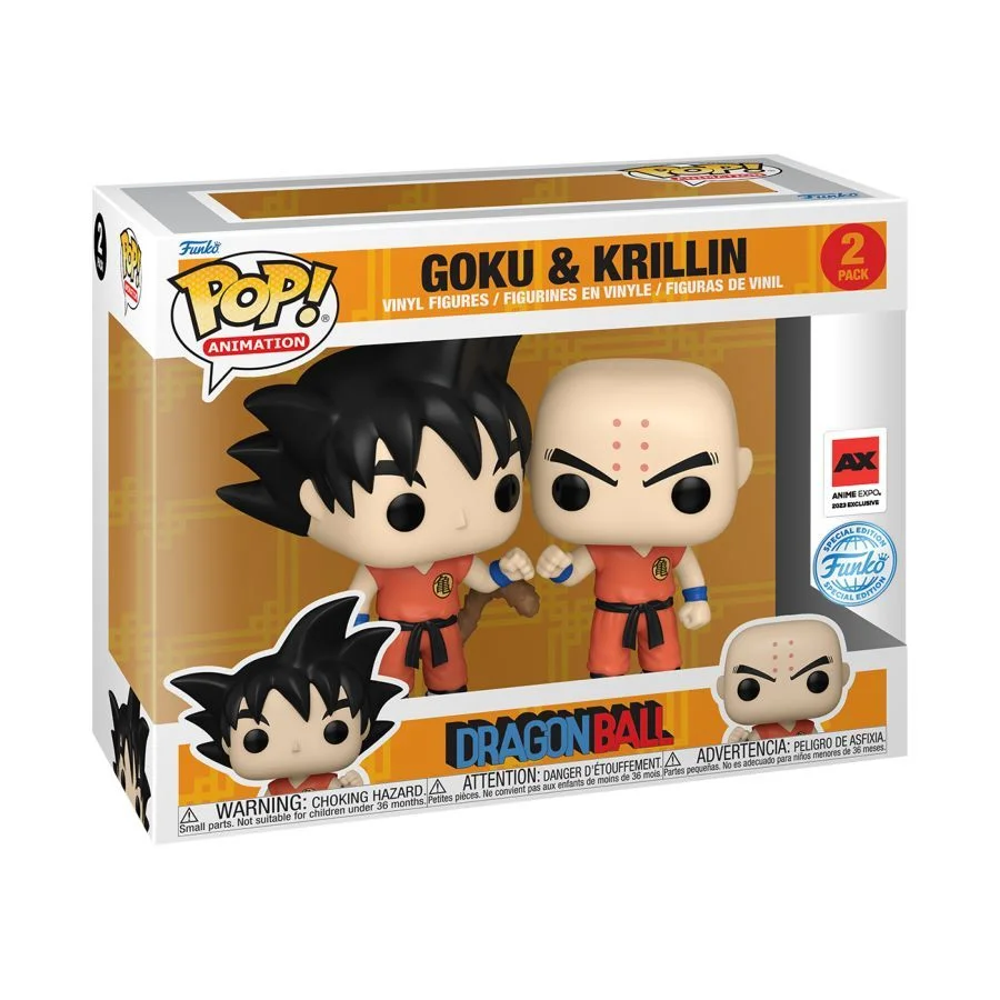 Funko POP! Dragon Ball Z Goku & Krillin 2 pack Special edition