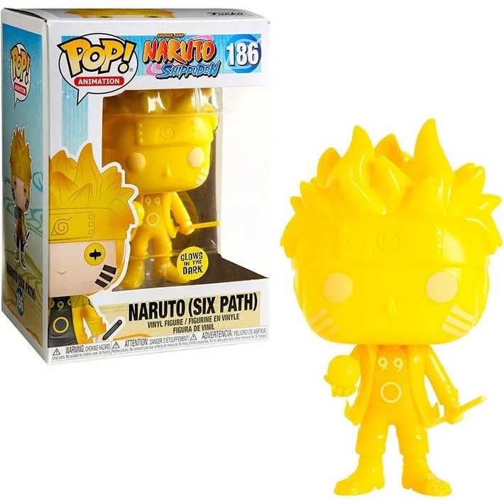 Figurka Funko POP Naruto: Shippuden - Naruto Six Path Glow 186 Yellow Exc