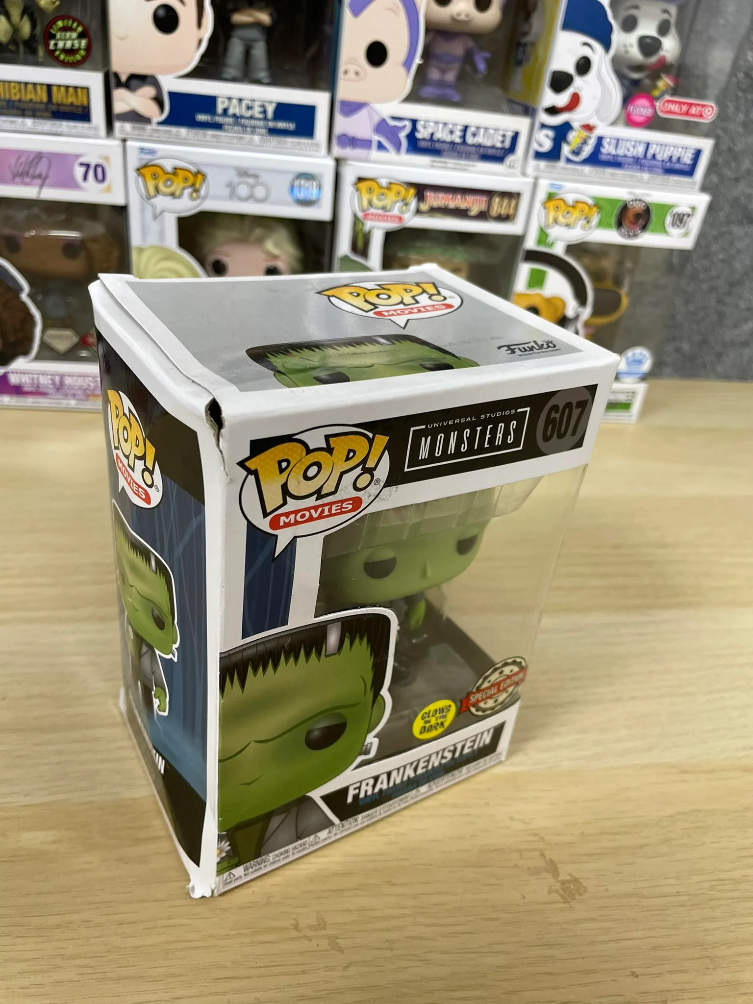 Figurka Funko POP Universal Studios Monsters: Frankenstein 607 Exclusive (Uszkodzone pudełko - zdjęcie) – zdjęcie 2