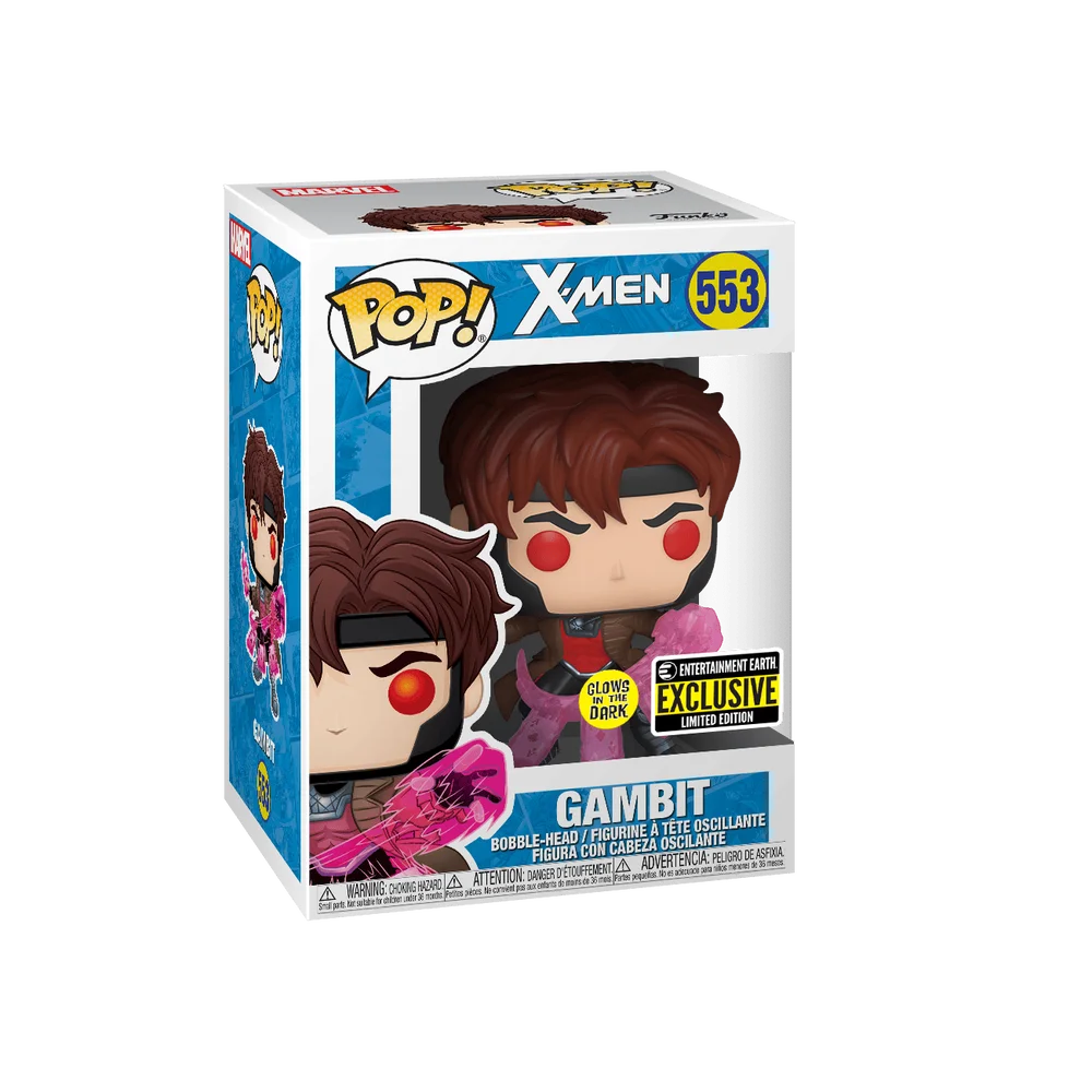 Funko POP! Marvel Marvel: Comics - Gambit w/cards (PK/TRL/GW) 553 (Glow) *Na zamówienie