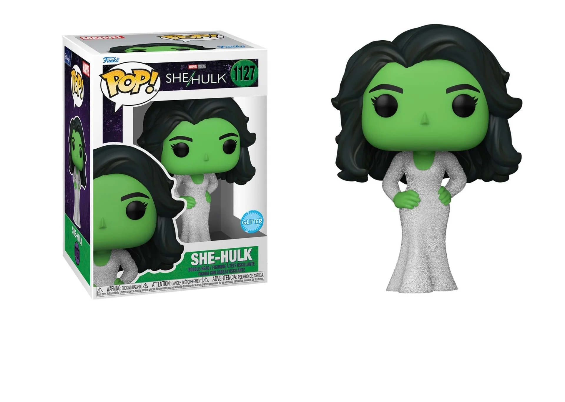 Figurka Funko Pop! She-Hulk - She-Hulk (Glitter) 1127 Bobble-Head