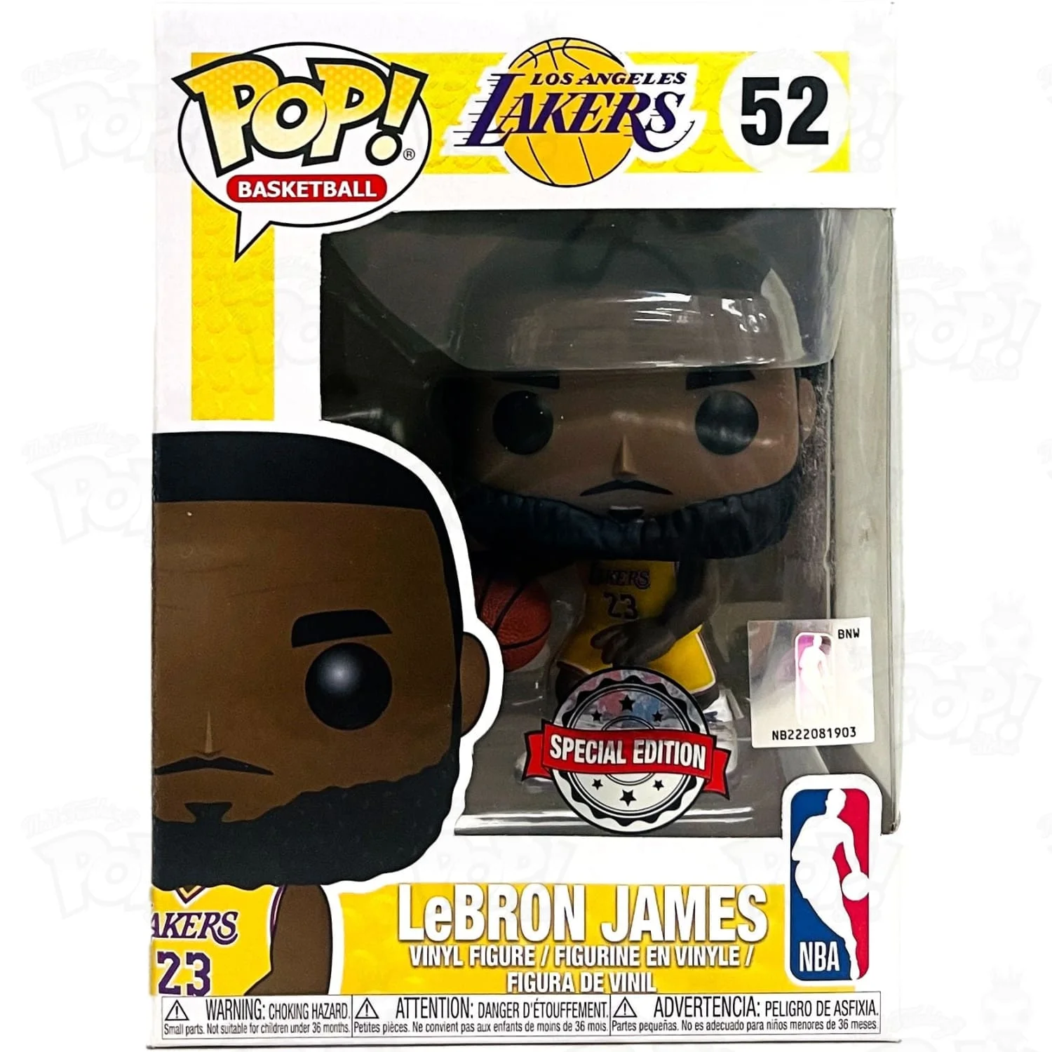 Figurka Funko Pop! Basketball: Los Angeles Lakers - Lebron James (Footlocker) #52