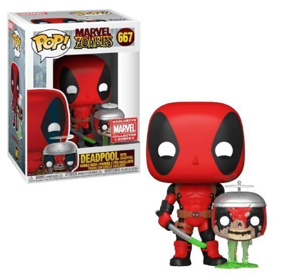 Figurka Funko Pop! Marvel Zombies: Deadpool W/ Headpool (Marvel Collector Corps) #667* Na zamówienie