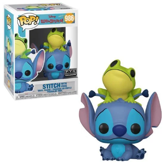 Figurka Funko Pop! Disney: Lilo & Stitch - Stitch W/ Frog (Fye) #986* Na zamówienie