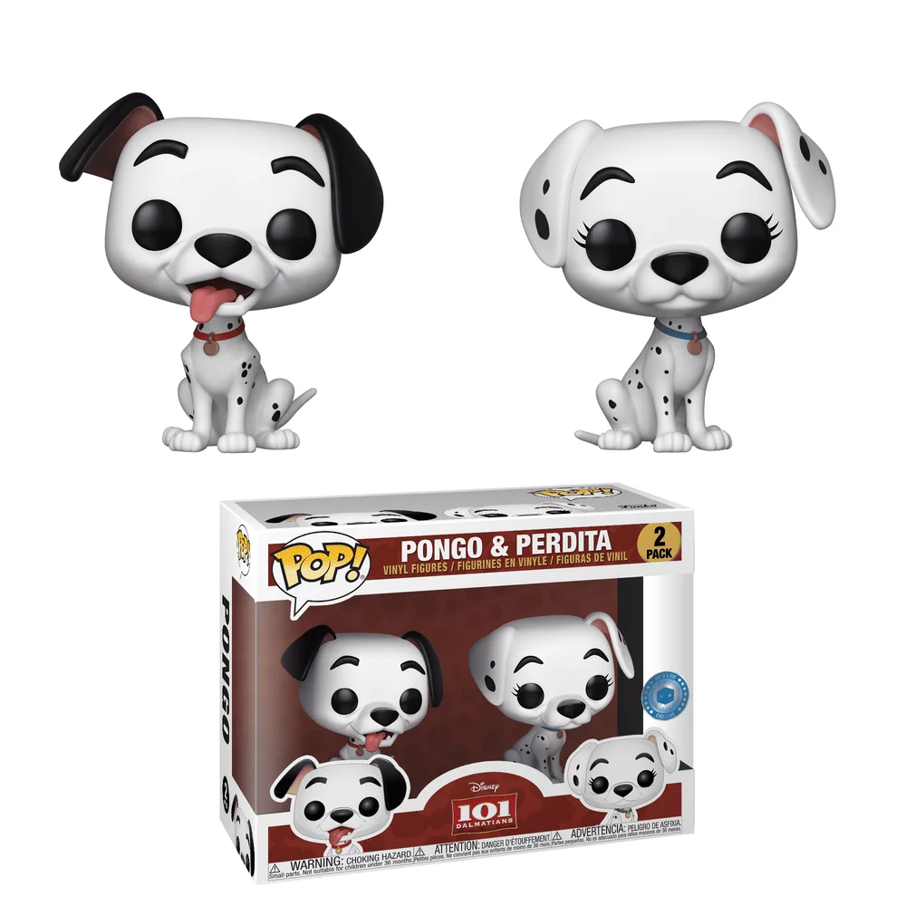 Funko POP! Disney 101 Dalmations -2 Pack-Pongo&Perdita 2 (Exclusive) *Na zamówienie